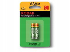 Kodak 2 x baterie KODAK R03 R3 AAA 1000 mAh Ni-MH