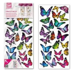 Crearreda Samolepicí dekorace Crearreda CR S Colourful Butterflies 59602 Motýli