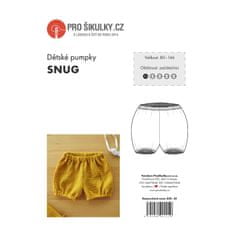 Prošikulky Střih dětské pumpky SNUG | 80–146 - Česky