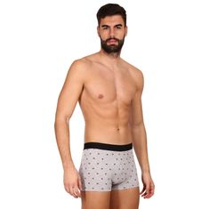 Molvy 2PACK pánské boxerky šedé (MP-1071-BEU) - velikost XXL