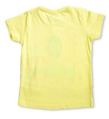 Eplusm Dívčí tričko "Prasátko Peppa" - žlutá 116 / 5–6 roků Žlutá