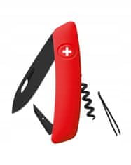 Swiza Švýcarský armádní nůž SWIZA D01 ALLBLACK červený