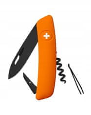 Swiza Švýcarský armádní nůž SWIZA D01 Allblack Orange 95