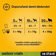 Pedigree  Vital Protection kapsičky masový výběr se zeleninou ve šťávě pro dospělé psy 48 x 100g