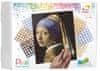 Pixelhobby Sada základní desky Pixel Classic 4 - obraz Dívka s perlovou náušnicí - Vermeer