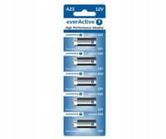 everActive Baterie alkalické 23A5BL A23 12V 5 ks.