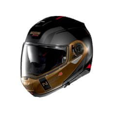 Nolan Moto helma N100-5 Consistency N-Com P/J Barva Flat Black-Bronze, Velikost S (56)