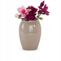 Anlux Dekorativní keramická váza na kávu s mlékem 30 cm