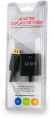 SAVIO Adaptér CL-55 HDMI - DisplayPort 0.2m