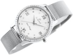 Gino Rossi Dámské analogové hodinky s krabičkou Ivalan stříbrná