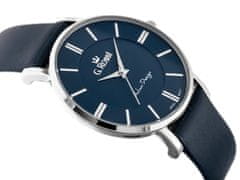 Gino Rossi Pánské analogové hodinky s krabičkou Hidar tmavě modrá