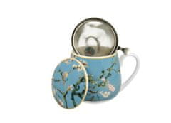 Duo Barylka, hrnek na čaj se sítkem ALMOND BLOSSOM od V. van Gogh 430ml v dárkové krabičce