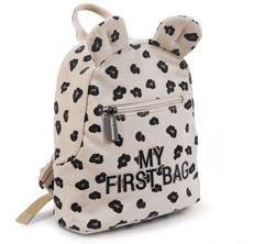 Childhome Dětský batoh My First Bag Canvas Leopard