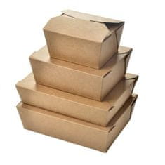 EKO krabička na jídlo - papírový menubox na jídlo 2000 ml (200 ks)