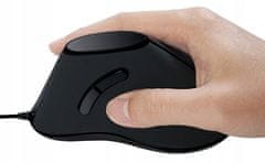 LogiLink Myš optická ID0158 ergonomická vertikální 1000 DPI černá
