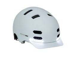 Safe-Tec SK8 White L chytrá bluetooth helma