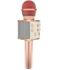WSTER WSTER WS 858 Karaoke bluetooth mikrofon růžová