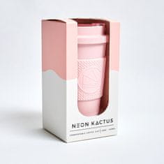 Neon Kactus , Ekologický termohrnek 450 ml | růžový