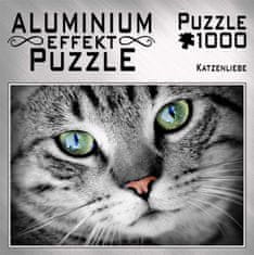 M.I.C.  Metalické puzzle Kočičí láska 1000 dílků