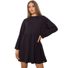 BASIC FEEL GOOD Dámské šaty s dlouhým rukávem BELLEVUE černé RV-SK-7247.15P_379190 S-M