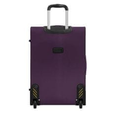 AVANCEA® Cestovní kufr GP9196 Dark purple 2W fialový M 66x44x28 cm
