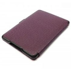 Kindle Paperwhite - fialové pouzdro na čtečku knih - magnetické - PU kůže - ultratenký pevný kryt