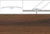 Přechodové lišty A64 - NARÁŽECÍ šířka 4 x výška 0,5 x délka 93 cm - teak indický