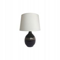 Ideus E14 Černo-krémová stolní lampa Roma