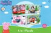 Toy Universe !!!AKCE!!! Puzzle PEPPA PIG - Prasátko Peppa 4v1