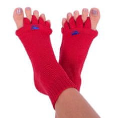 Pro nožky Happy Feet Adjustační ponožky Red, velikost L (43-46)
