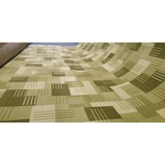 Metrážový koberec Pega rozměr š.400 x d.400 cm - zelený MIL