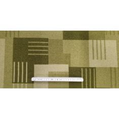 Metrážový koberec Pega rozměr š.400 x d.400 cm - zelený MIL