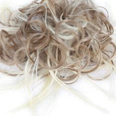 Trendy Vlasy Příčesek - drdol na gumičce Crazy 16H613 (melír pastelově plavé a beach blond)