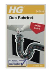 HG HG, Duo-Rohrfrei, Čistič trubek, 2x500 ml