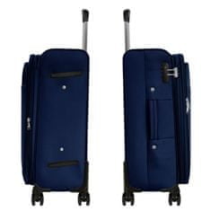 AVANCEA® Sada cestovních kufrů GP7172 modrá 4W XS,S,M,L