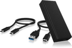 IcyBox ICY BOX IB-1916M-C32 M.2 NVMe SSD, USB Typ C