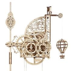 UGEARS 3D mechanický model - Aero Clock, Nástěnné hodiny