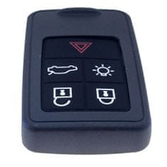 Autoklíče24 Obal klíče dalkového ovládání Volvo S60, S80, V60, V70, XC60, XC70 5tl. v2 HU101