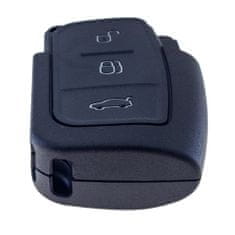 Autoklíče24 Obal klíce tlačítka Ford Focus, Mondeo, C-Max, S-Max, Galaxy 3tl.