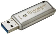 Kingston IronKey Locker+ 50 - 64GB, stříbrná (IKLP50/64GB)