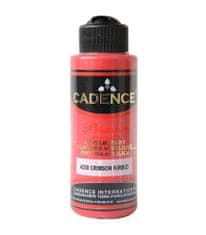 Cadence Akrylová barva Premium - karmínově červená / 70 ml