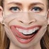 Ali Zábavná maska na obličej 3D potisk - úsměv