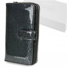 Alessandro Paoli G54 Dámská kožená peněženka RFiD černá