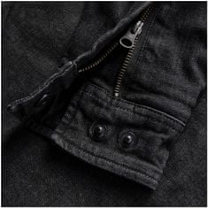 BROGER košile ALASKA Jeans washed černé 4XL