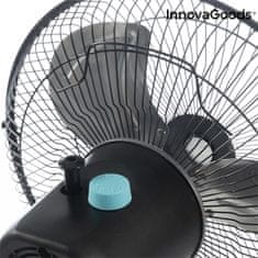 InnovaGoods Oscilační stojanový ventilátor, otáčení 360°, 60 W, černý