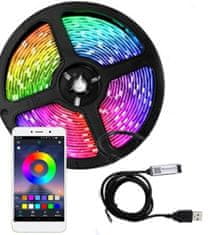 Zaparkorun.cz LED RGB pásek za televizi s ovládáním pomocí telefonu, 5 m