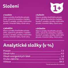 Whiskas kapsičky klasický výběr ve šťávě pro dospělé kočky 48x 85g