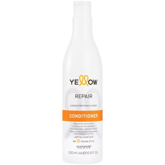 Alfaparf Milano Yellow Repair - regenerační kondicionér pro poškozené vlasy, dodává vlasům zdravý a vitální vzhled, 500ml