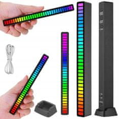 Verk 12278 LED ambientní RGB osvětlení USB s dobíjecí baterií bílé