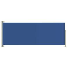 Greatstore Zatahovací boční markýza 117 x 300 cm modrá